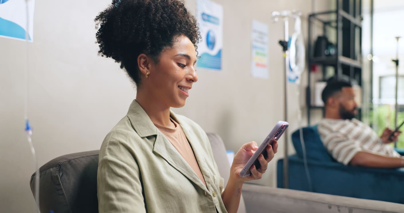 Wellness And Patients Smartphone